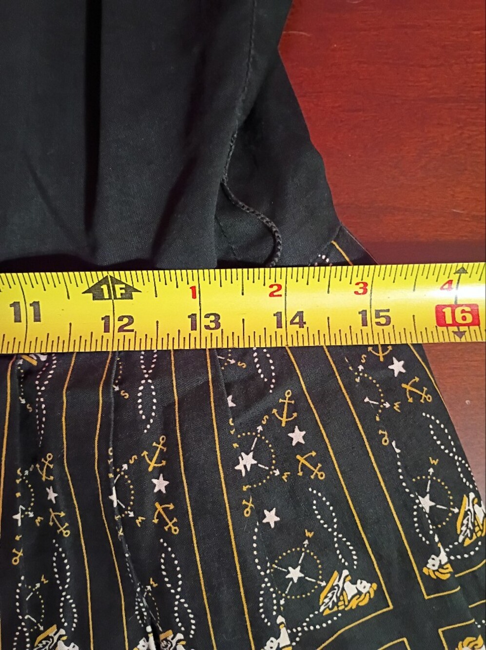 50's Sailor Print Fit And Flare Cotton Dress - Picture 15 of 16